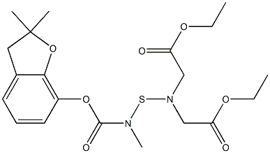 ethyl 2-[[(2,2-dimethyl-3H-benzofuran-7-yl)oxycarbonyl-methyl-amino]su lfanyl-(ethoxycarbonylmethyl)amino]acetate