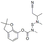 (2,2-dimethyl-3H-benzofuran-7-yl) N-(cyanomethyl-propan-2-yl-amino)sul fanyl-N-methyl-carbamate