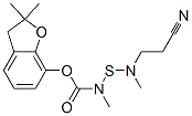 (2,2-dimethyl-3H-benzofuran-7-yl) N-(2-cyanoethyl-methyl-amino)sulfany l-N-methyl-carbamate