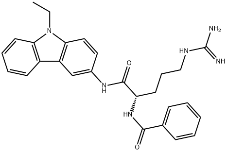 N-[(1S)-4-(diaminomethylideneamino)-1-[(9-ethylcarbazol-3-yl)carbamoyl ]butyl]benzamide