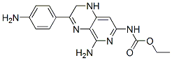 Carbamic acid, (5-amino-3-(4-aminophenyl)-1,2-dihydropyrido(3,4-b)pyra zin-7-yl)-, ethyl ester