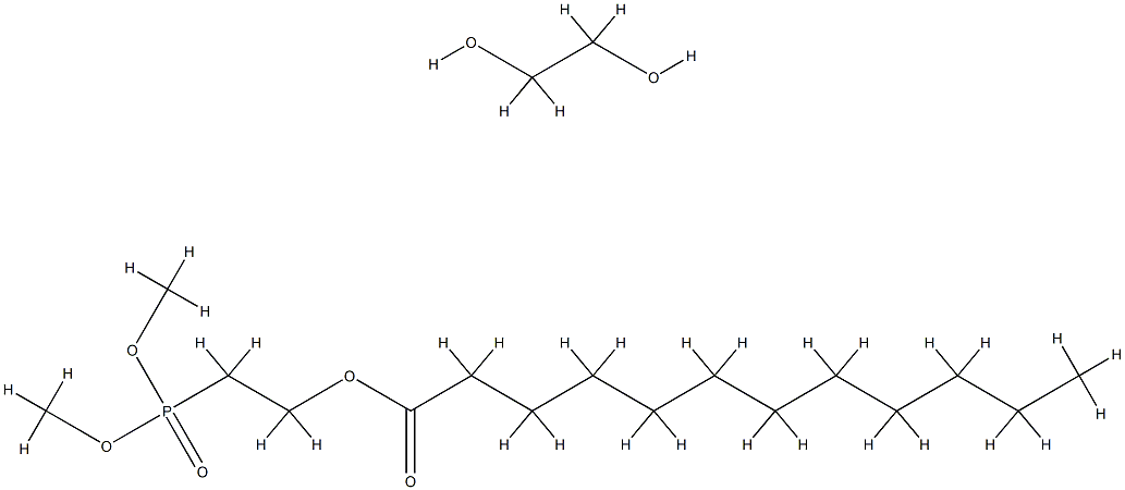 Dodecanoic acid, 2-(dimethoxyphosphinyl)ethyl ester, reaction products with polyethylene glycol