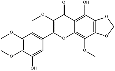 5,5'-Dihydroxy-3,8,3',4'-
tetramethoxy-6,7-methylenedioxyflavone