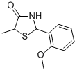 4-Thiazolidinone, 2-(2-methoxyphenyl)-5-methyl-