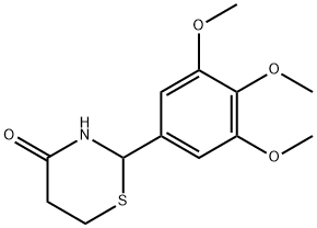 2-(3,4,5-Trimethoxyphenyl)-1,3-perhydrothiazine-4-one
