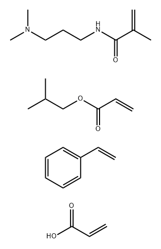 2-Propenoic acid, polymer with N-[3-(dimethylamino)propyl] -2-methyl-2-propenamide, ethenylbenzene and 2-methylpropyl 2-propenoate
