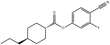 反式-4-丙基-环己烷羧酸 4-氰基-3-氟苯基酯