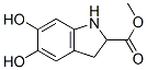 1H-Indole-2-carboxylic acid, 2,3-dihydro-5,6-dihydroxy-, methyl ester (9CI)