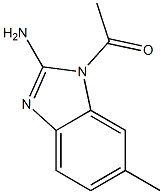 1H-Benzimidazol-2-amine,1-acetyl-6-methyl-(9CI)