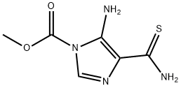 1H-Imidazole-1-carboxylicacid,5-amino-4-(aminothioxomethyl)-,methylester(9CI)