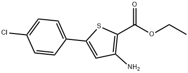 3-氨基-5-(4-氯苯基)噻吩-2-羧酸乙酯