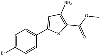 3-氨基-5-(4-溴苯基)噻吩-2-羧酸甲酯
