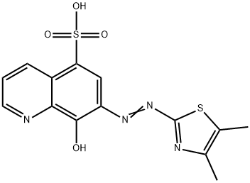 7-[(4,5-Dimethylthiazol-2-yl)azo]-8-hydroxyquinoline-5-sulfonic acid