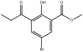 2-羟基-3-丙酰基-5-溴苯甲酸甲酯