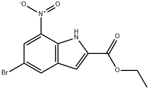 5-BroMo-7-nitroindole-2-carboxylic acid ethyl ester
