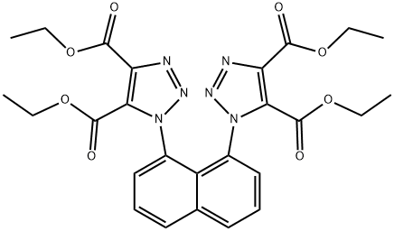 1,1'-(Naphthalene-1,8-diyl)bis(1H-1,2,3-triazole-4,5-dicarboxylic acid diethyl) ester