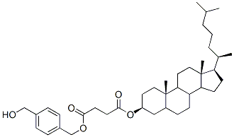4-(hydroxymethyl)benzyl-3 beta-cholestanyl succinate