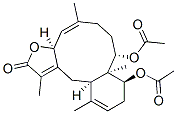 (3aS,4Z,8S,8aS,9S,12aR)-8,9-Bis(acetyloxy)-6,7,8,8a,9,10,12a,13-octahydro-1,5,8a,12-tetramethylbenzo[4,5]cyclodeca[1,2-b]furan-2(3aH)-one