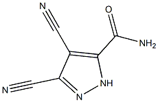 Pyrazole-3(or 5)-carboxamide, 4,5(or 3,4)-dicyano- (7CI)