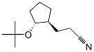 Cyclopentanepropanenitrile, 2-(1,1-dimethylethoxy)-, trans- (9CI)