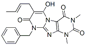Pyrimido[2,1-f]purine-2,4,8(1H,3H,9H)-trione,  7-(2-butenyl)-6-hydroxy-1,3-dimethyl-9-(phenylmethyl)-  (9CI)