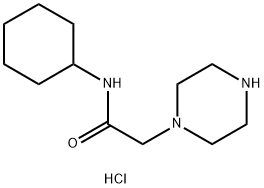 N-cyclohexylpiperazine-1-acetamide monohydrochloride