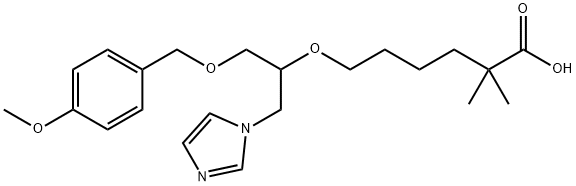 6-[2-(1H-Imidazol-1-yl)-1-[[(4-methoxyphenyl)methoxy]methyl]ethoxy]-2,2-dimethylhexanoic acid