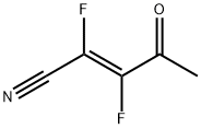 2-Pentenenitrile, 2,3-difluoro-4-oxo-, (E)- (9CI)