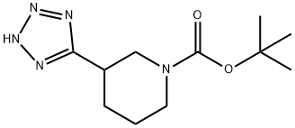 3-(1H-Tetrazol-5-yl)-1-piperidinecarboxylic acid  1,1-dimethylethyl ester
