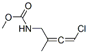 Carbamic  acid,  (4-chloro-2-methyl-2,3-butadienyl)-,  methyl  ester  (9CI)