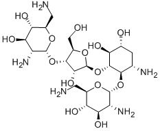4-O-(2,6-Diamino-2,6-dideoxy-α-D-glucopyranosyl)-5-O-[3-O-(2,6-diamino-2,6-dideoxy-α-D-glucopyranosyl)-β-D-ribofuranosyl]-3-amino-2,3-dideoxy-D-myo-inositol