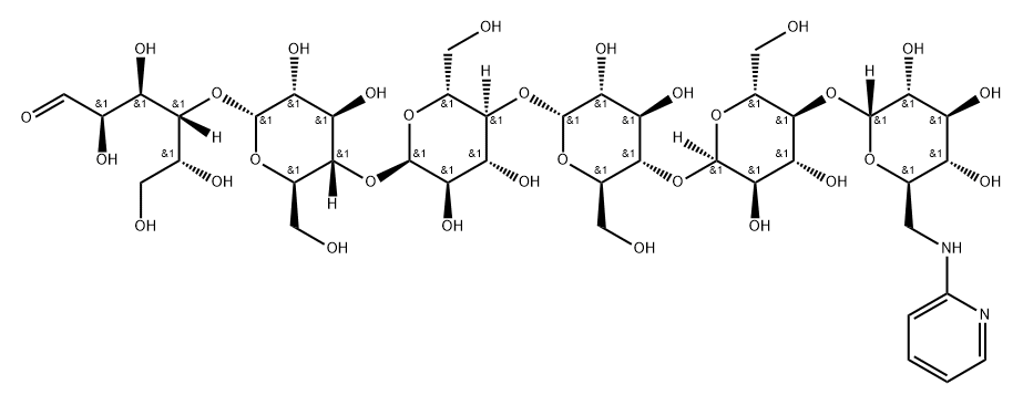O-6-deoxy-6-((2-pyridyl)amino)-alpha-D-glucopyranosyl-(1-4)-O-alpha-D-glucopyranosyl-(1-4)-O-alpha-D-glucopyranosyl-(1-4)-O-alpha-D-glucopyranosyl-(1-4)-O-alpha-D-glucopyranosyl-(1-4)-D-glucitol