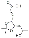 2-Propenoic acid, 3-[5-(2-hydroxypropyl)-2,2-dimethyl-1,3-dioxolan-4-y l]-, [4R-[4alpha(E),5beta(R*)]]-