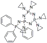 2,2,4,4,6-Pentakis(1-aziridinyl)-2,2,4,4,6,6-hexahydro-6-[(triphenylphosphoranylidene)amino]-1,3,5,2,4,6-triazatriphosphorine