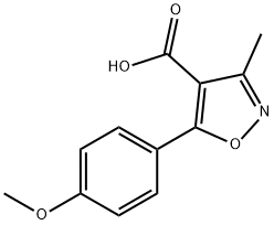 4-Isoxazolecarboxylicacid,5-(p-methoxyphenyl)-3-methyl-(7CI)