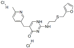 2-[[2-[(2-furylmethyl)thio]ethyl]amino]-5-[(6-methyl-3-pyridyl)methyl]-1H-pyrimidin-4-one dihydrochloride