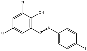 2,4-DICHLORO-6-((4-IODO-PHENYLIMINO)-METHYL)-PHENOL