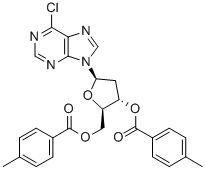 6-氯-9-(2'-脱氧-3',5'-二-对甲基苯酰基-Β-呋喃核糖基)嘌呤