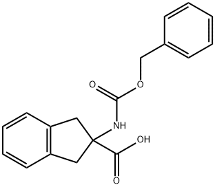 2-CBZ-氨基-茚满-2-甲酸