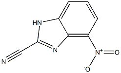 1H-Benzimidazole-2-carbonitrile,4-nitro-(9CI)