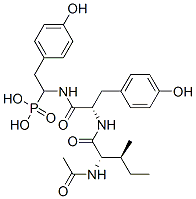 1-(N-(N-acetylisoleucyl)-tyrosyl)amino-2-(4-hydroxyphenyl)ethylphosphonic acid