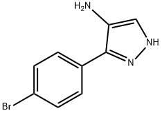3-(4-溴苯基)-1H-吡唑-4-胺