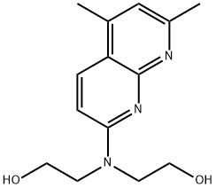 2-[(5,7-dimethyl-1,8-naphthyridin-2-yl)-(2-hydroxyethyl)amino]ethanol
