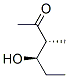 2-Hexanone, 4-hydroxy-3-methyl-, (R*,R*)- (9CI)