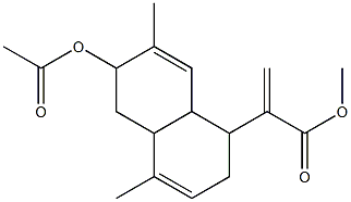 [1R,(-)]-6α-Acetyloxy-1,2,4aα,5,6,8aα-hexahydro-4,7-dimethyl-α-methylene-1α-naphthaleneacetic acid methyl ester