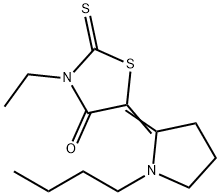 5-(1-butylpyrrolidin-2-ylidene)-3-ethyl-2-thioxothiazolidin-4-one