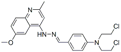 N-[[4-[bis(2-chloroethyl)amino]phenyl]methylideneamino]-6-methoxy-2-me thyl-quinolin-4-amine
