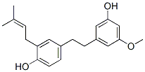 4-(2-(3-Hydroxy-5-methoxyphenyl)ethyl)-2-(3-methyl-2-butenyl)phenol