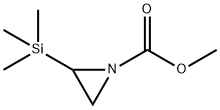 1-Aziridinecarboxylic  acid,  2-(trimethylsilyl)-,  methyl  ester