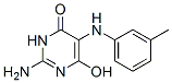 2-amino-6-hydroxy-5-[(3-methylphenyl)amino]-3H-pyrimidin-4-one